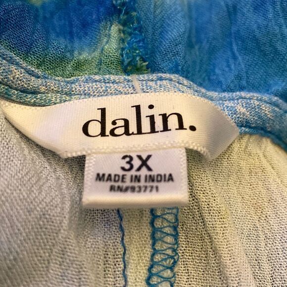 Dalin Hooded Dress Bathing Suit Coverup Plus Size 3X - Picture 4 of 11